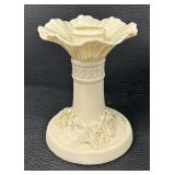 Pair of Belleek Celtic Parian China Candleholders Third Black Mark
