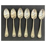 Vintage Spreaders, Spoons, Sterling Silver and Glass Divided Dish, Sterling Silver Lidded Etched Glass Sugar or Jam Jar / Dish