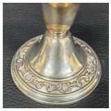 Pair of Vintage Gorham Weighted Sterling Silver Candleholders