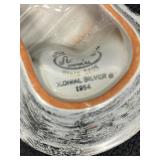 Vintage Stangl Pottery Colonial Silver Dish and Three Vintage Stangl Art Pottery Duck Figurines