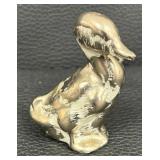 Vintage Stangl Pottery Colonial Silver Dish and Three Vintage Stangl Art Pottery Duck Figurines