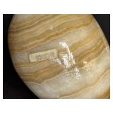 Stunning Marble Eggs From Mexico and Hand Painted Floral Egg Cup