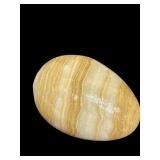 Stunning Marble Eggs From Mexico and Hand Painted Floral Egg Cup