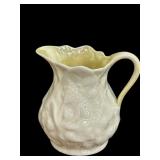 Vintage Belleek Lotus Small Creamers and Sugar Bowl & Vintage Belleek Aberdeen Cream and Sugar Set