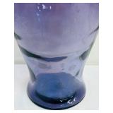 Beautiful Large Purple Art Glass Vase