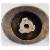 Pair of Vintage Wood Hat Molds