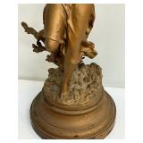 Antique Style Spelter Sculpture