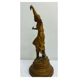 Antique Style Spelter Sculpture