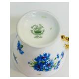 Vintage Teacups and Saucers including Paragon, Hammersley "Blue Cornflower" and More!