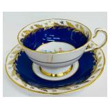 Vintage Teacups and Saucers including Paragon, Hammersley "Blue Cornflower" and More!