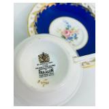 Vintage Teacups and Saucers including Paragon, Hammersley "Blue Cornflower" and More!