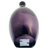 Stunning Tarnow Thick Art Glass Amethyst Vase