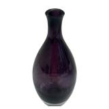 Stunning Tarnow Thick Art Glass Amethyst Vase