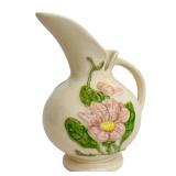 Vintage Wildflower Blue and Pink Hull Ewer and Vintage Hull Magnolia Ewer and Collector