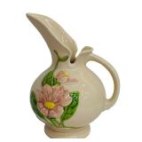 Vintage Wildflower Blue and Pink Hull Ewer and Vintage Hull Magnolia Ewer and Collector