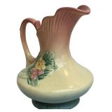 Vintage Wildflower Blue and Pink Hull Ewer and Vintage Hull Magnolia Ewer and Collector