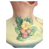 Vintage Wildflower Blue and Pink Hull Ewer and Vintage Hull Magnolia Ewer and Collector