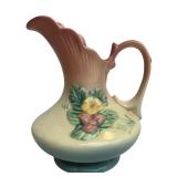 Vintage Wildflower Blue and Pink Hull Ewer and Vintage Hull Magnolia Ewer and Collector