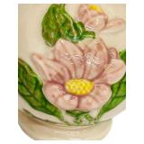 Vintage Wildflower Blue and Pink Hull Ewer and Vintage Hull Magnolia Ewer and Collector