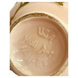 Vintage Wildflower Blue and Pink Hull Ewer and Vintage Hull Magnolia Ewer and Collector