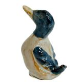 Vintage Dissing Keramik Hovedgaard Blue Bird, Cat and Duck Figurines Denmark