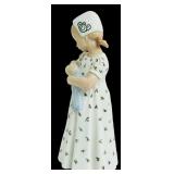 Vintage B&G Denmark Bing and Grøndahl #1721 Porcelain Girl Mary w/ Doll Figurine