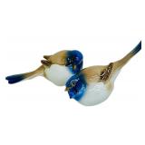 Vintage Bing & Grøndahl Denmark Titmouse Bird #1633 & Vintage Bing & Grøndahl Denmark Titmouse Bird #1635