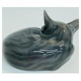 Royal Copenhagen Denmark Gray Tabby Sleeping 422