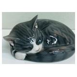 Royal Copenhagen Denmark Gray Tabby Sleeping 422