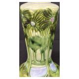Beautiful Antique Roseville Art Pottery Vista Forest Vase - Circa 1920