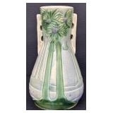 Beautiful Antique Roseville Art Pottery Vista Forest Vase - Circa 1920