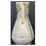 Beautiful Antique Roseville Art Pottery Vista Forest Vase - Circa 1920