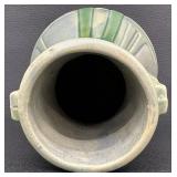 Beautiful Antique Roseville Art Pottery Vista Forest Vase - Circa 1920