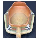 Antique Roseville Art Pottery Montacello Art Deco Console Bowl - Circa 1930