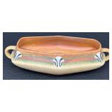 Antique Roseville Art Pottery Montacello Art Deco Console Bowl - Circa 1930