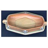 Antique Roseville Art Pottery Montacello Art Deco Console Bowl - Circa 1930