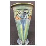 Beautiful Antique Roseville Art Pottery Green Baneda Pattern - Circa 1930
