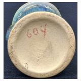 Beautiful Antique Roseville Art Pottery Green Baneda Pattern - Circa 1930