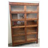 Stunning Antique Globe Wernicke Stepback 5 Stack Bookcase