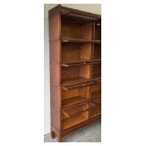 Stunning Antique Globe Wernicke Stepback 5 Stack Bookcase