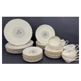 Vintage Lenox Valera E537 Complete Eight Piece Place Setting