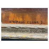 Framed Original Oil on Canvas Still Life Painting by JANOS CZENE APATFALVI