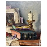 Framed Original Oil on Canvas Still Life Painting by JANOS CZENE APATFALVI