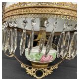 Vintage Hanging Kerosene Lamp / Vintage Hanging Globe Lamp