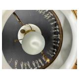 Vintage Hanging Kerosene Lamp / Vintage Hanging Globe Lamp