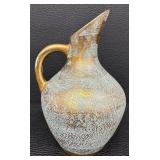 Vintage Stangl Art Pottery Ducks & Stangl Hand Painted Gold & Turquoise Ewer Pitcher