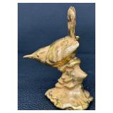 Vintage Stangl Art Pottery Ducks & Stangl Hand Painted Gold & Turquoise Ewer Pitcher