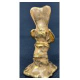 Vintage Stangl Art Pottery Ducks & Stangl Hand Painted Gold & Turquoise Ewer Pitcher