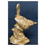 Vintage Stangl Art Pottery Ducks & Stangl Hand Painted Gold & Turquoise Ewer Pitcher