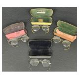 Four Pairs of Vintage Eye Glasses